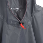 vidaXL Regenponcho mit Kapuze 2-in-1-Design Grau und Orange 223x145 cm