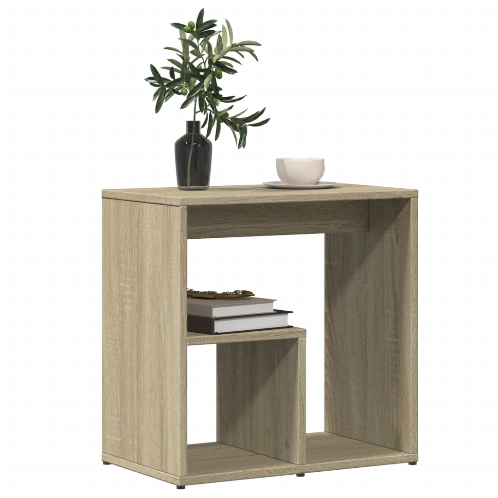 vidaXL Beistelltische 2 Stk. Sonoma-Eiche 50x30x50 cm Holzwerkstoff