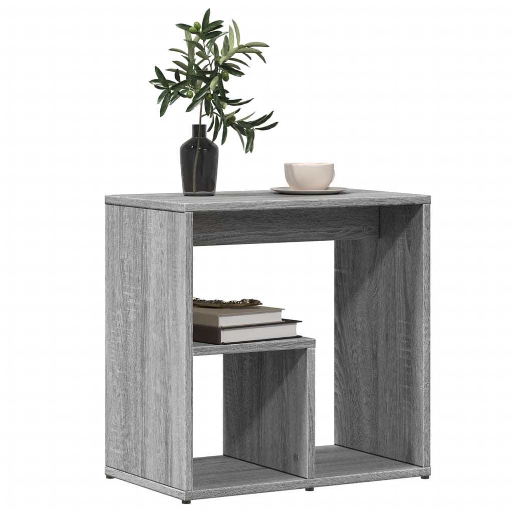 vidaXL Beistelltische 2 Stk. Grau Sonoma 50x30x50 cm Holzwerkstoff