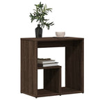 vidaXL Beistelltische 2 Stk. Braun Eiche 50x30x50 cm Holzwerkstoff