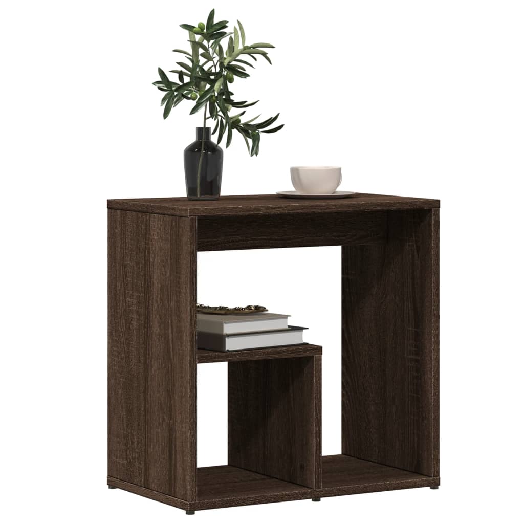 vidaXL Beistelltische 2 Stk. Braun Eiche 50x30x50 cm Holzwerkstoff