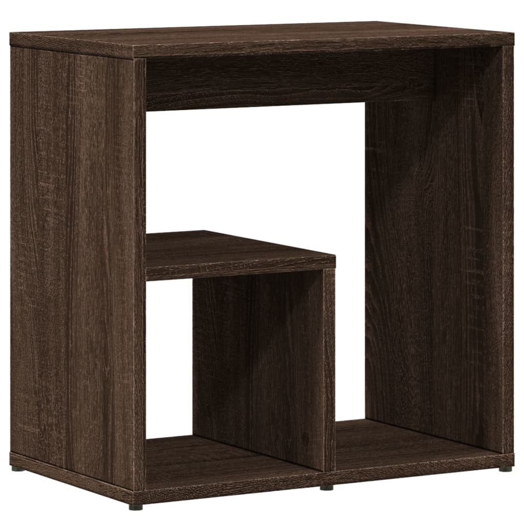 vidaXL Beistelltische 2 Stk. Braun Eiche 50x30x50 cm Holzwerkstoff