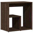 vidaXL Beistelltische 2 Stk. Braun Eiche 50x30x50 cm Holzwerkstoff