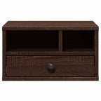vidaXL Druckerständer Braun Eichen-Optik 40x32x22,5 cm Holzwerkstoff