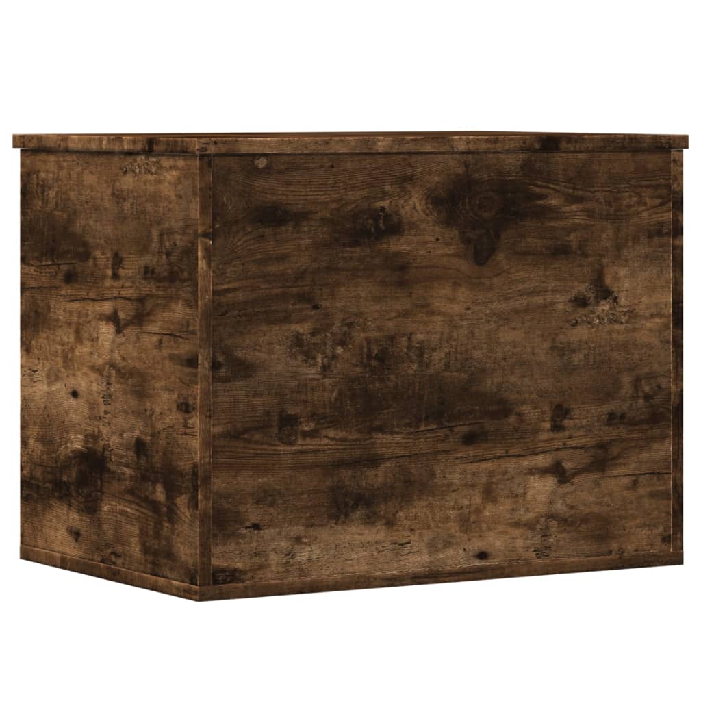 vidaXL Truhe Räuchereiche 60x42x46 cm Holzwerkstoff