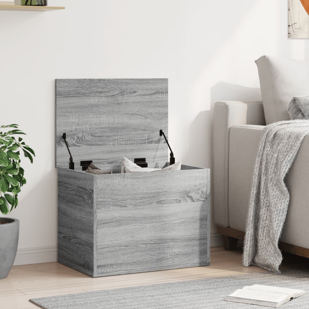 vidaXL Truhe Grau Sonoma 60x42x46 cm Holzwerkstoff
