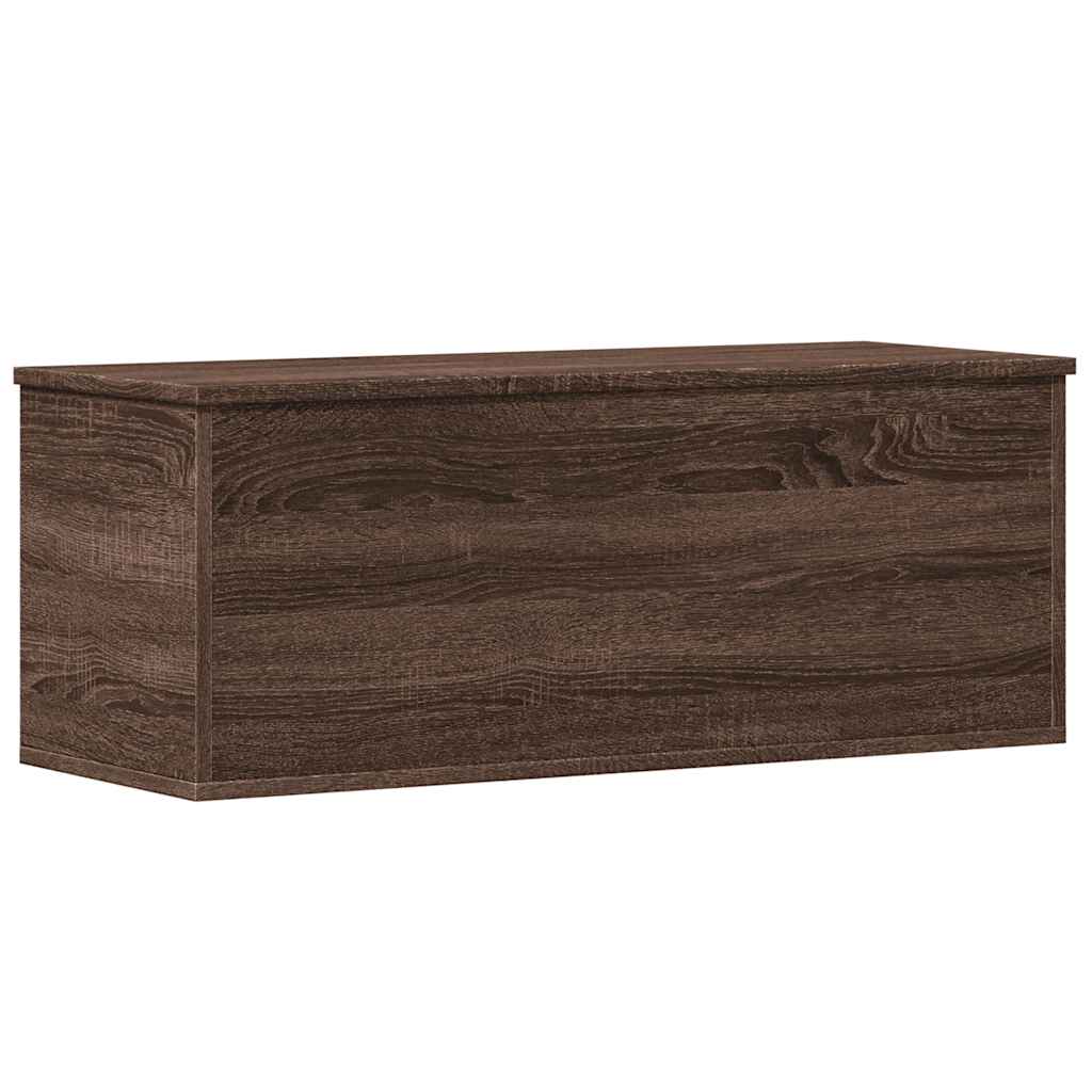 vidaXL Truhe Braun Eichen-Optik 90x35x35 cm Holzwerkstoff