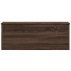 vidaXL Truhe Braun Eichen-Optik 90x35x35 cm Holzwerkstoff