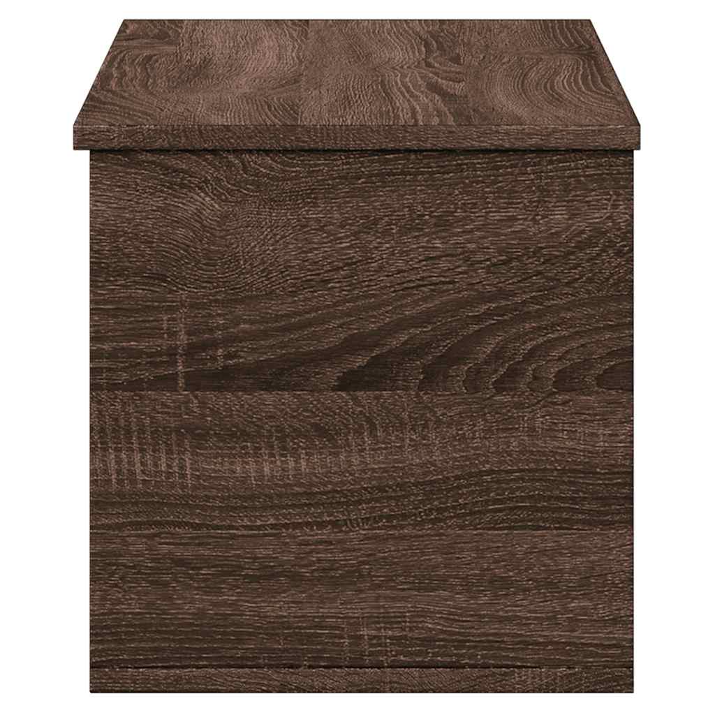 vidaXL Truhe Braun Eichen-Optik 90x35x35 cm Holzwerkstoff