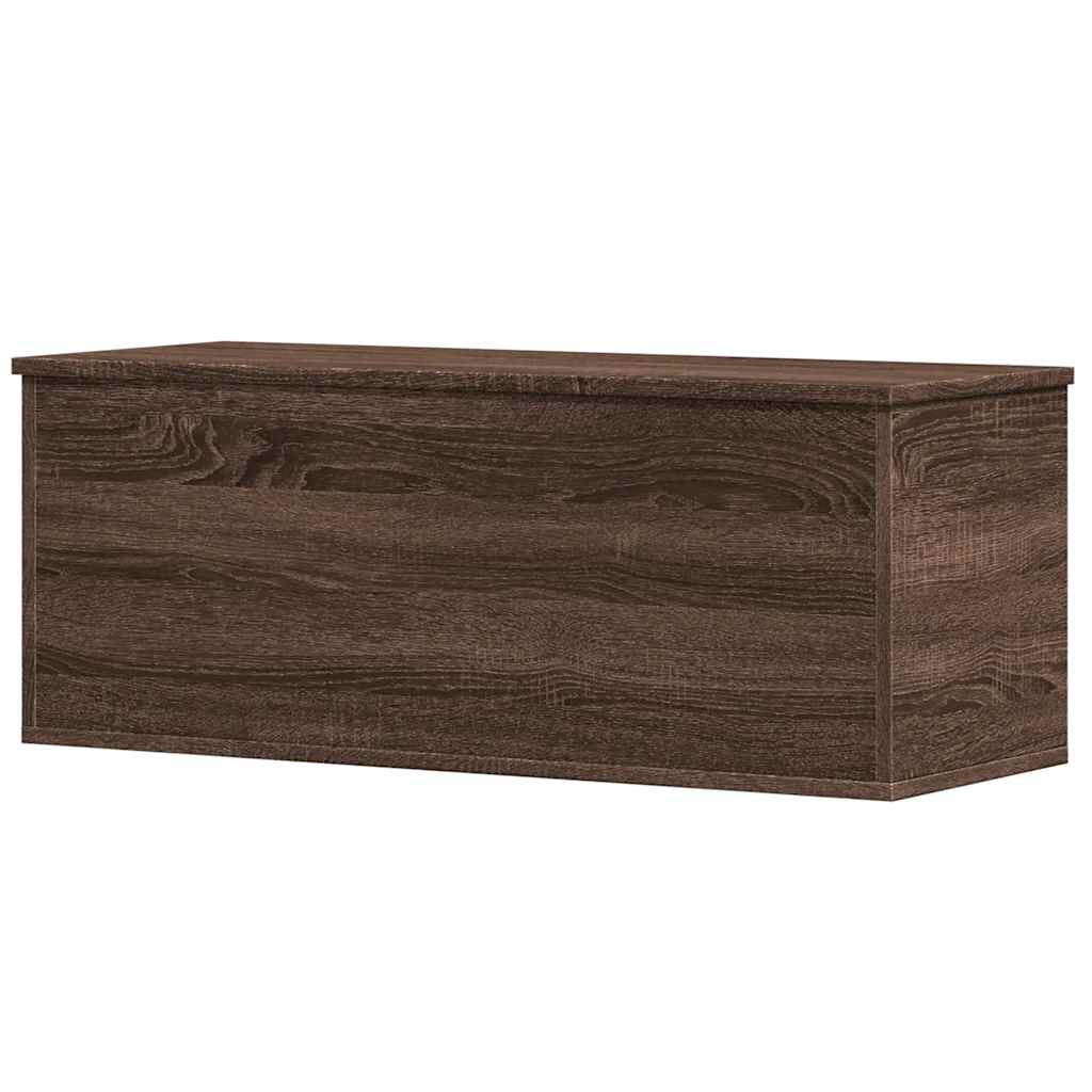 vidaXL Truhe Braun Eichen-Optik 90x35x35 cm Holzwerkstoff