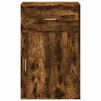 vidaXL Beistellschrank Räuchereiche 56,5x39x90 cm Holzwerkstoff