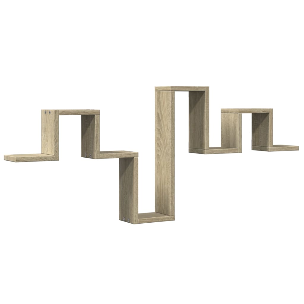 vidaXL Wandregal Sonoma-Eiche 104,5x10x43 cm Holzwerkstoff