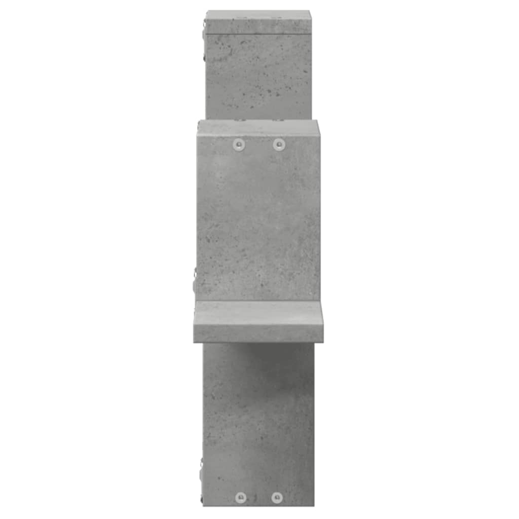 vidaXL Wandregal Betongrau 104,5x10x43 cm Holzwerkstoff