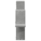 vidaXL Wandregal Betongrau 104,5x10x43 cm Holzwerkstoff