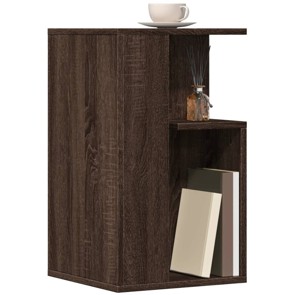 vidaXL Beistelltisch Braun Eichen-Optik 35x35x60 cm Holzwerkstoff