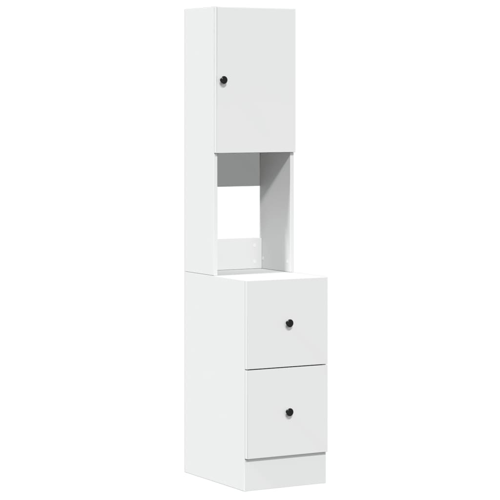 vidaXL Küchenschrank Weiß 35x50x180 cm Holzwerkstoff