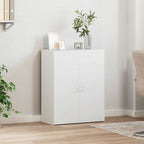 vidaXL Aktenschrank Weiß 60x32x77,5 cm Holzwerkstoff