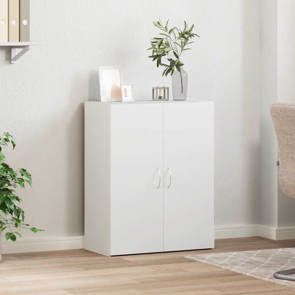 vidaXL Aktenschrank Weiß 60x32x77,5 cm Holzwerkstoff