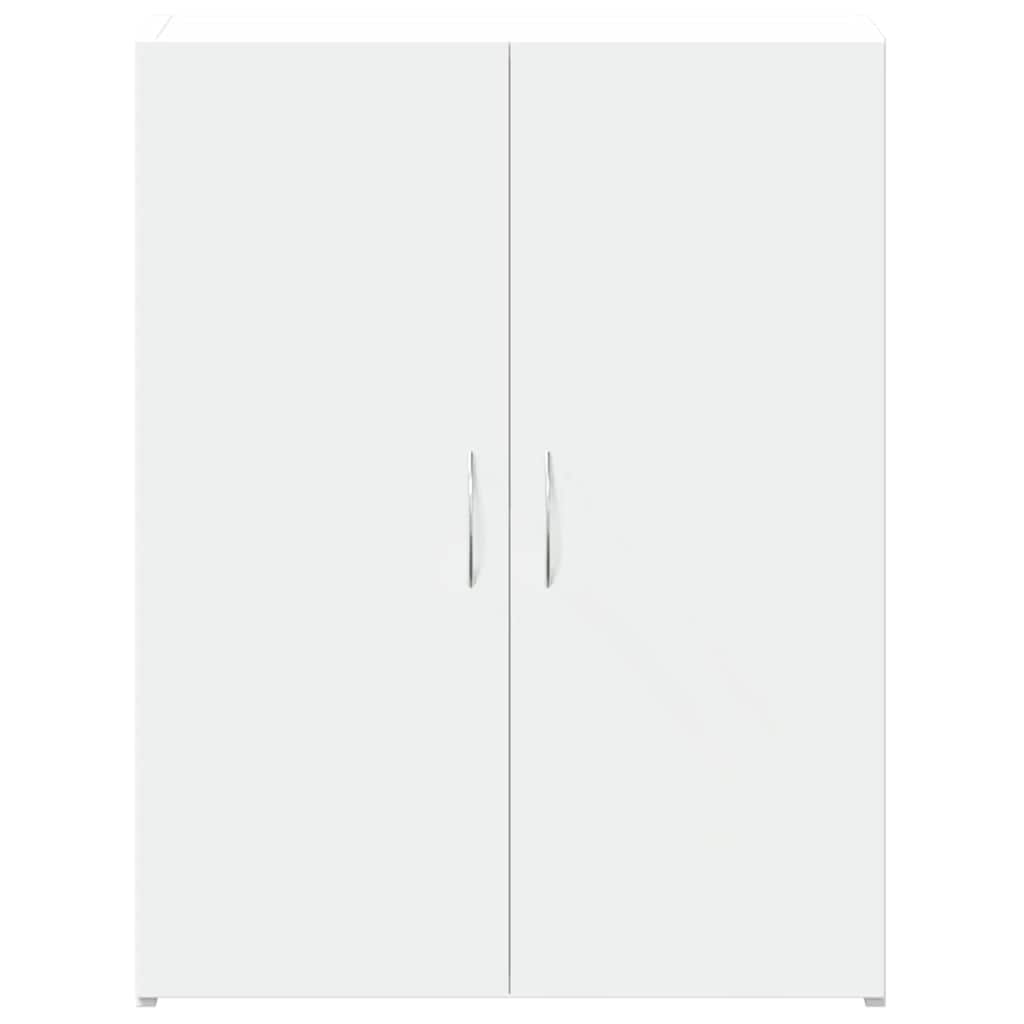 vidaXL Aktenschrank Weiß 60x32x77,5 cm Holzwerkstoff