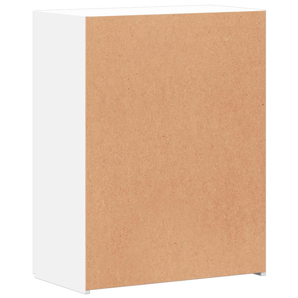 vidaXL Aktenschrank Weiß 60x32x77,5 cm Holzwerkstoff