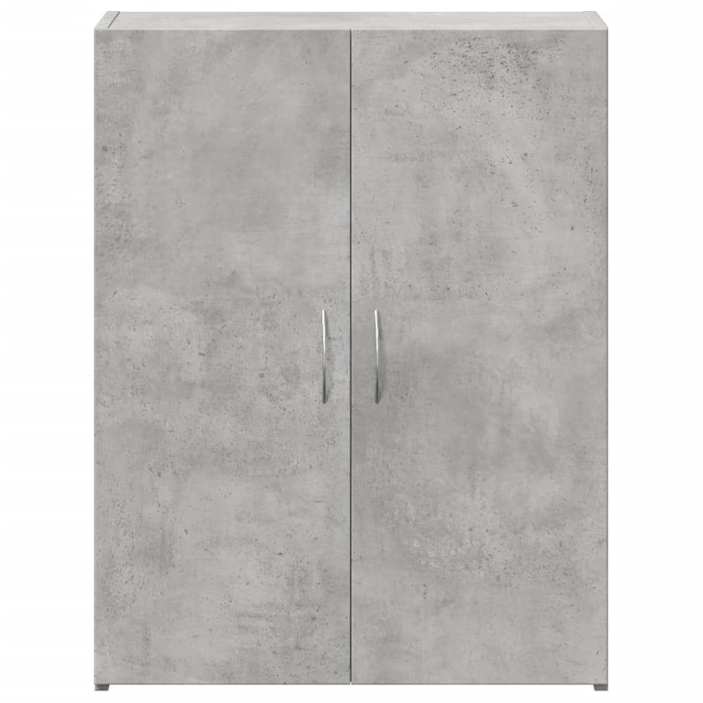 vidaXL Aktenschrank Betongrau 60x32x77,5 cm Holzwerkstoff