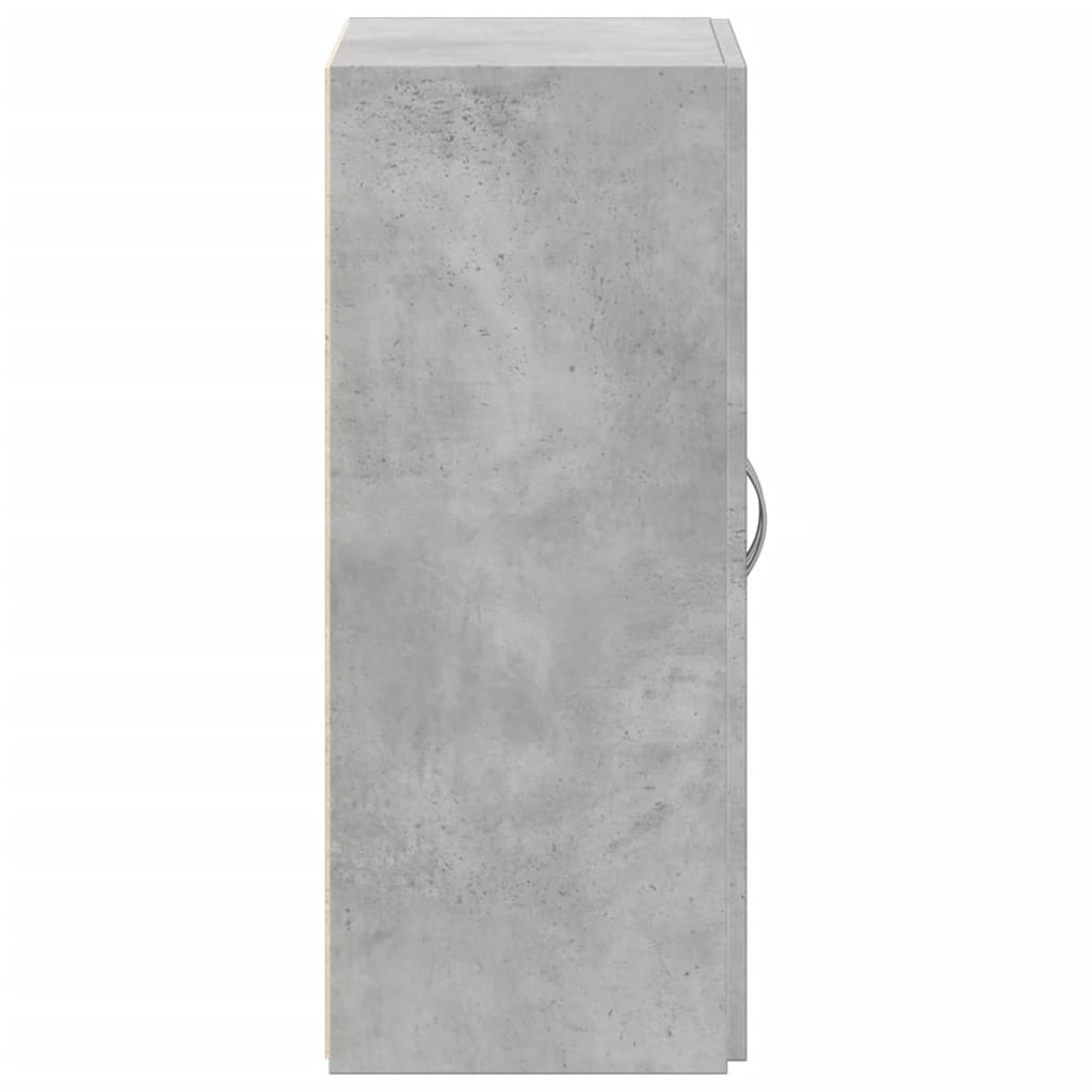 vidaXL Aktenschrank Betongrau 60x32x77,5 cm Holzwerkstoff