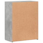vidaXL Aktenschrank Betongrau 60x32x77,5 cm Holzwerkstoff