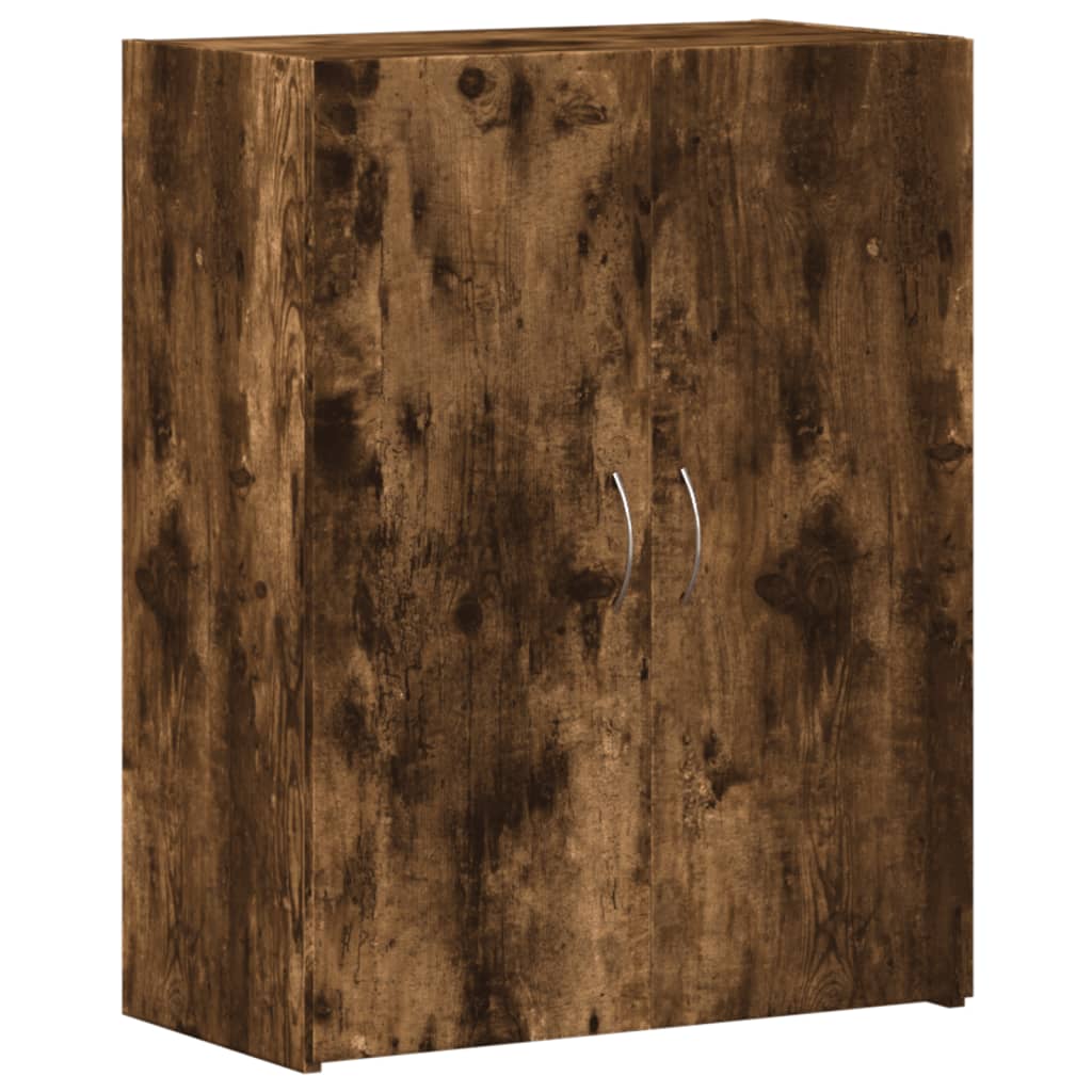 vidaXL Aktenschrank Räuchereiche 60x32x77,5 cm Holzwerkstoff