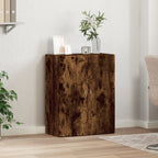 vidaXL Aktenschrank Räuchereiche 60x32x77,5 cm Holzwerkstoff