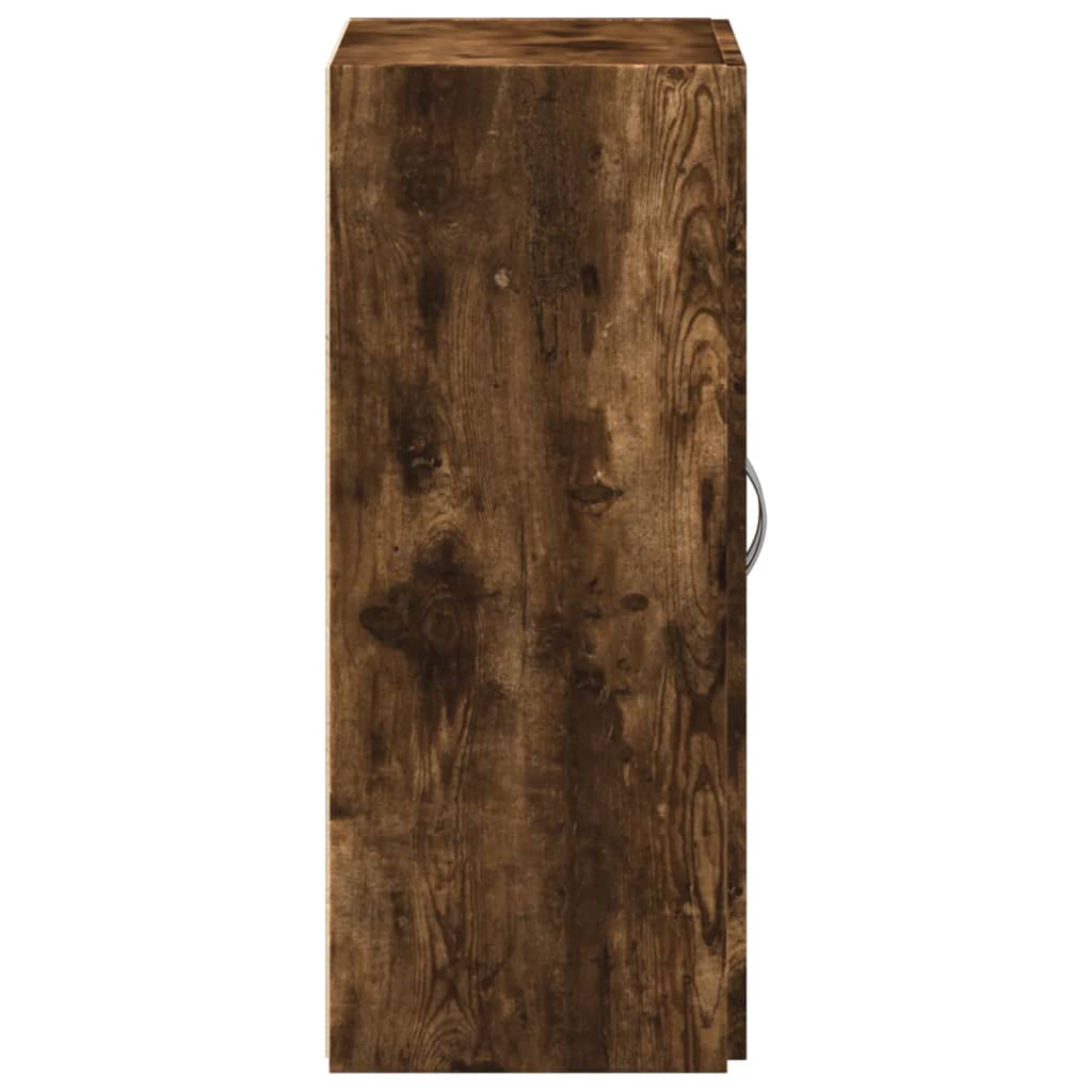 vidaXL Aktenschrank Räuchereiche 60x32x77,5 cm Holzwerkstoff