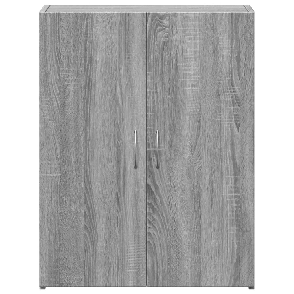 vidaXL Aktenschrank Grau Sonoma 60x32x77,5 cm Holzwerkstoff