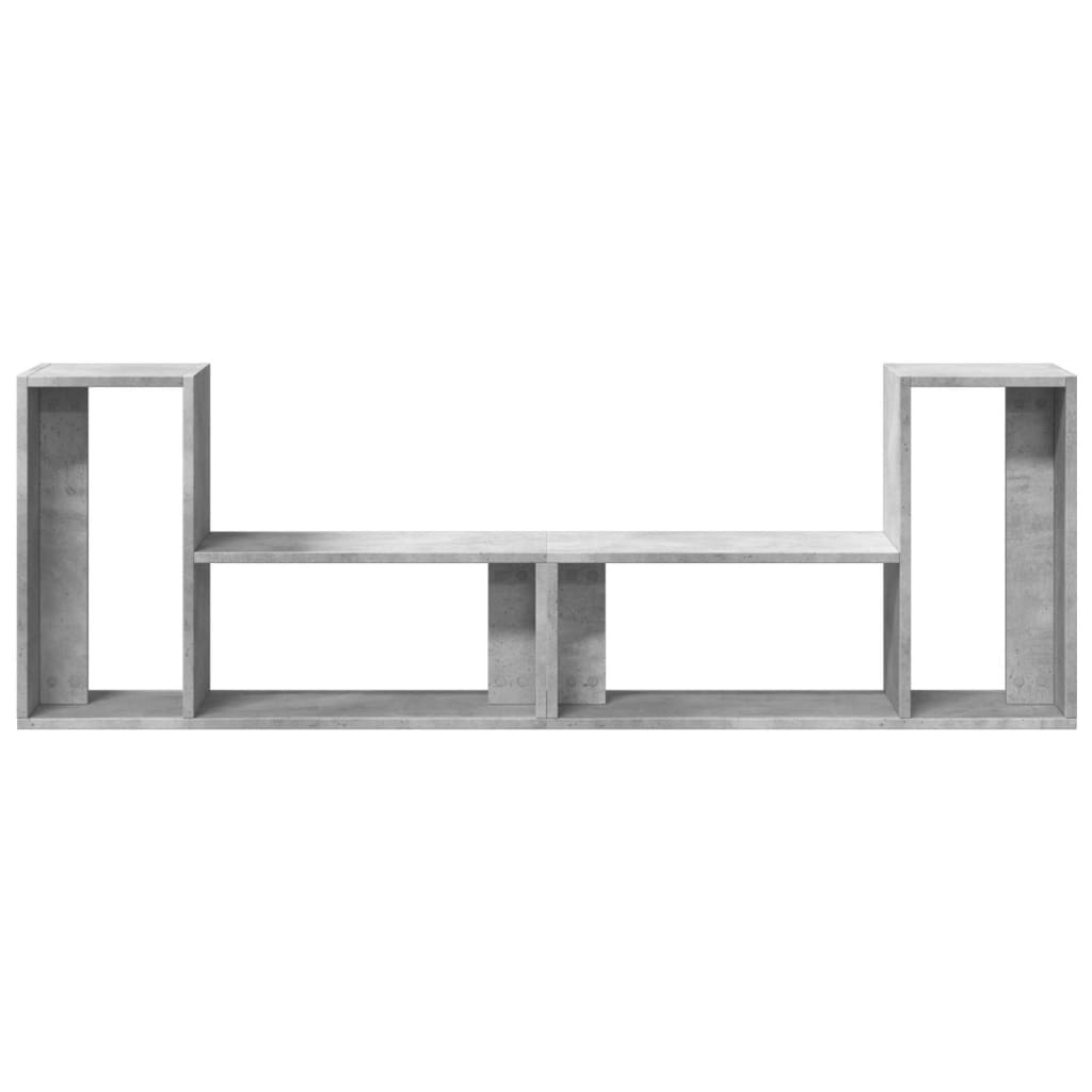 vidaXL TV-Schränke 2 Stk. Betongrau 75x30x50 cm Holzwerkstoff