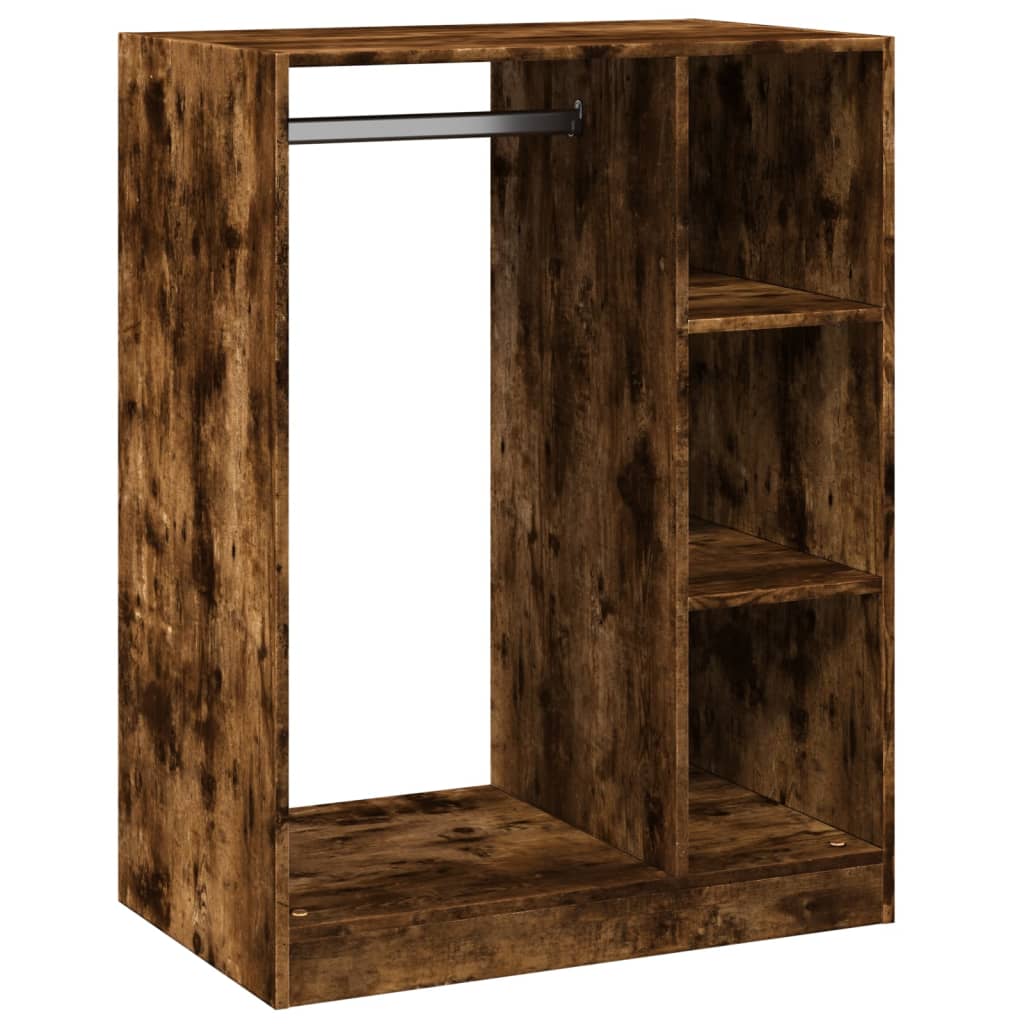 vidaXL Kleiderschrank Räuchereiche 77x48x102 cm Holzwerkstoff