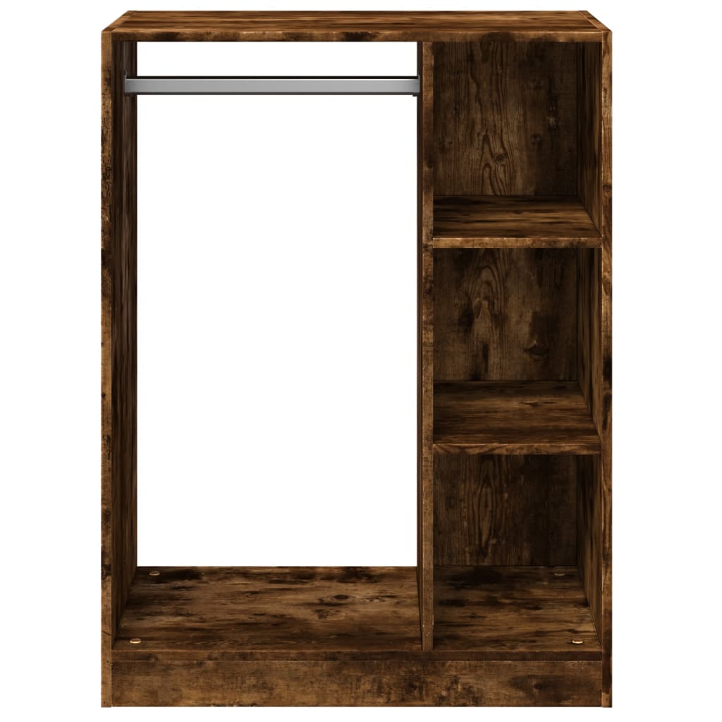 vidaXL Kleiderschrank Räuchereiche 77x48x102 cm Holzwerkstoff