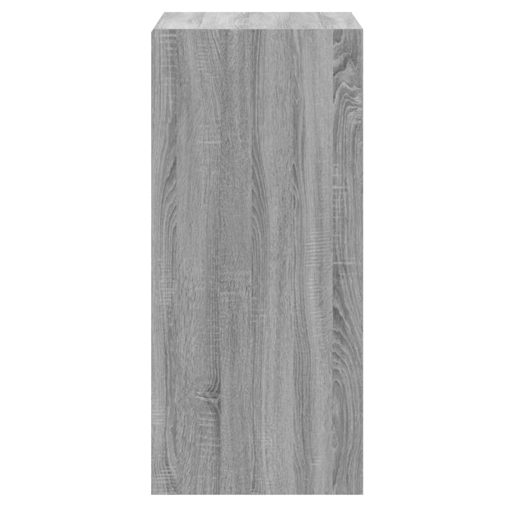 vidaXL Kleiderschrank Grau Sonoma 77x48x102 cm Holzwerkstoff