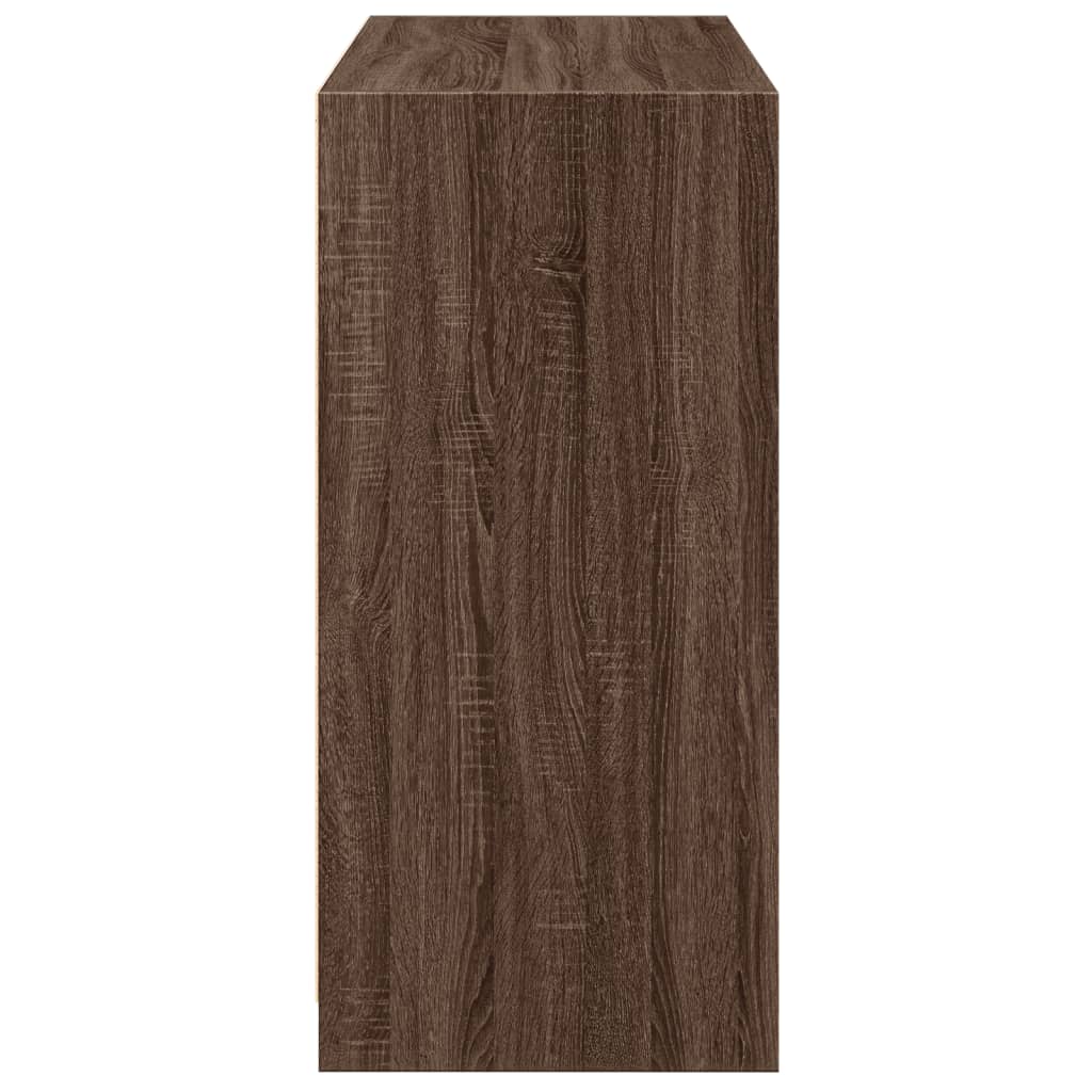 vidaXL Kleiderschrank Braun Eichen-Optik 77x48x102 cm Holzwerkstoff