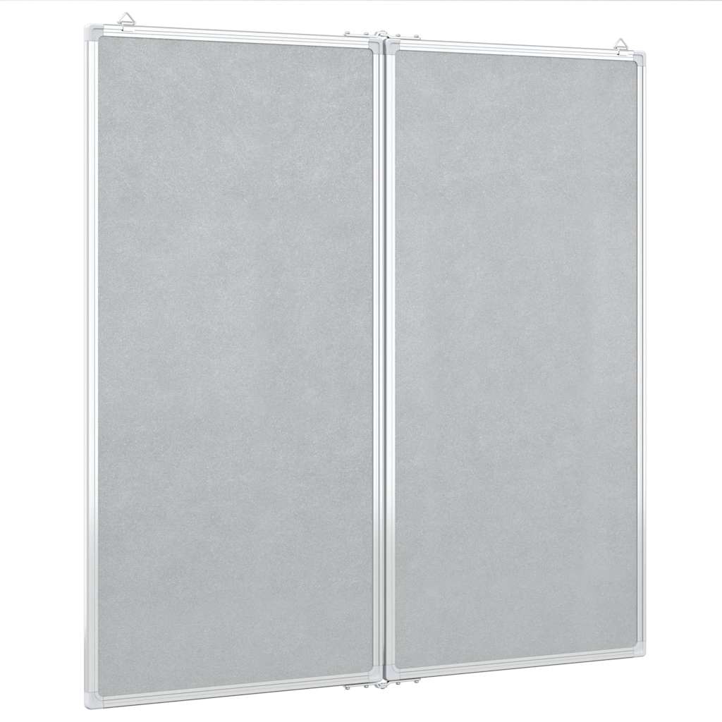 vidaXL Magnetisches Whiteboard Klappbar 80x80x1,7 cm Aluminium