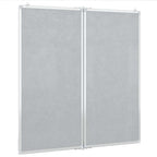 vidaXL Magnetisches Whiteboard Klappbar 80x80x1,7 cm Aluminium
