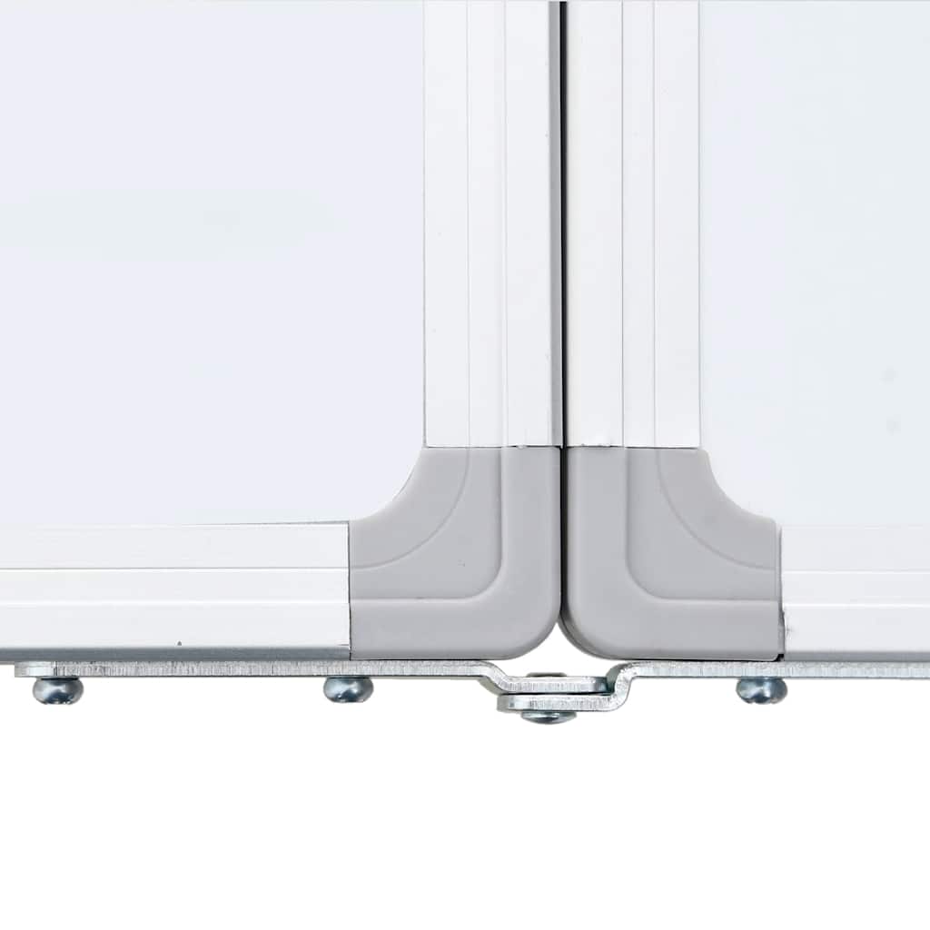 vidaXL Magnetisches Whiteboard Klappbar 80x80x1,7 cm Aluminium