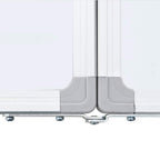 vidaXL Magnetisches Whiteboard Klappbar 80x80x1,7 cm Aluminium