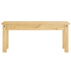 vidaXL Essbank PANAMA 105x30x45 cm Massivholz Kiefer