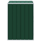 vidaXL Mülltonnenbox für 1 Tonne Grün 72x81x115 cm Stahl
