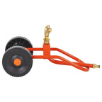 vidaXL Sprinkler-Schlitten mit Rädern und Drehbarem Kopf Rot Stahl