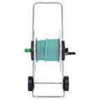vidaXL Schlauchwagen für 60 m 1/2" Schlauch Stahl