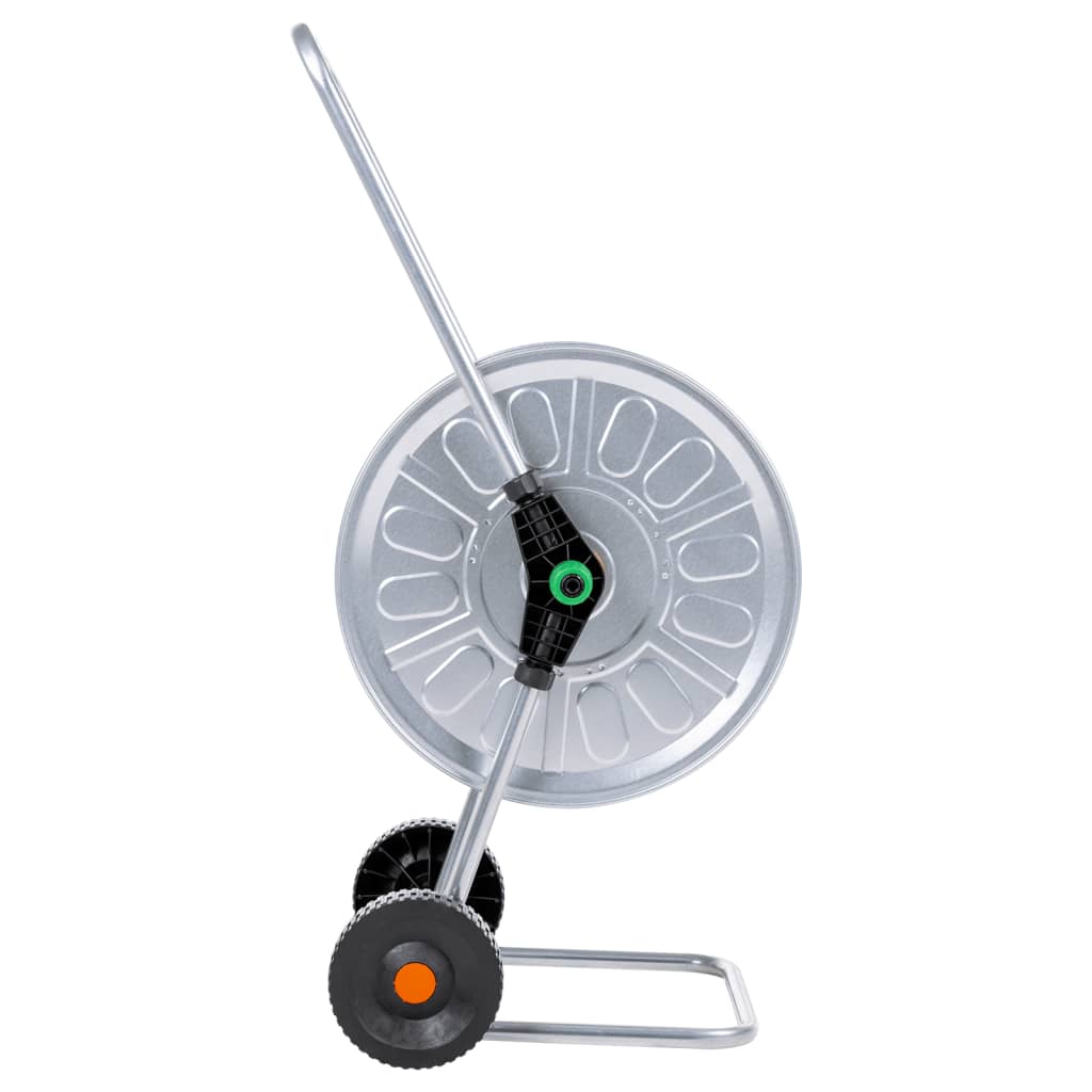 vidaXL Schlauchwagen für 60 m 1/2" Schlauch Stahl