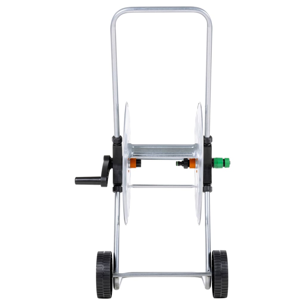 vidaXL Schlauchwagen für 60 m 1/2" Schlauch Stahl
