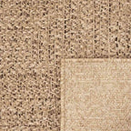 vidaXL Teppich ZIZUR 60x110 cm Jute-Optik Indoor und Outdoor