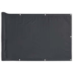 vidaXL Balkon-Sichtschutz Anthrazit 300x75 cm PVC