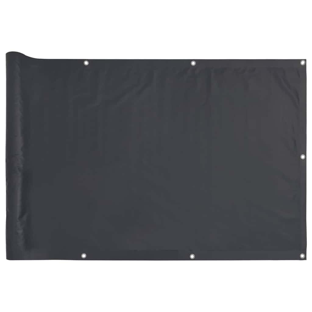 vidaXL Balkon-Sichtschutz Anthrazit 300x75 cm PVC