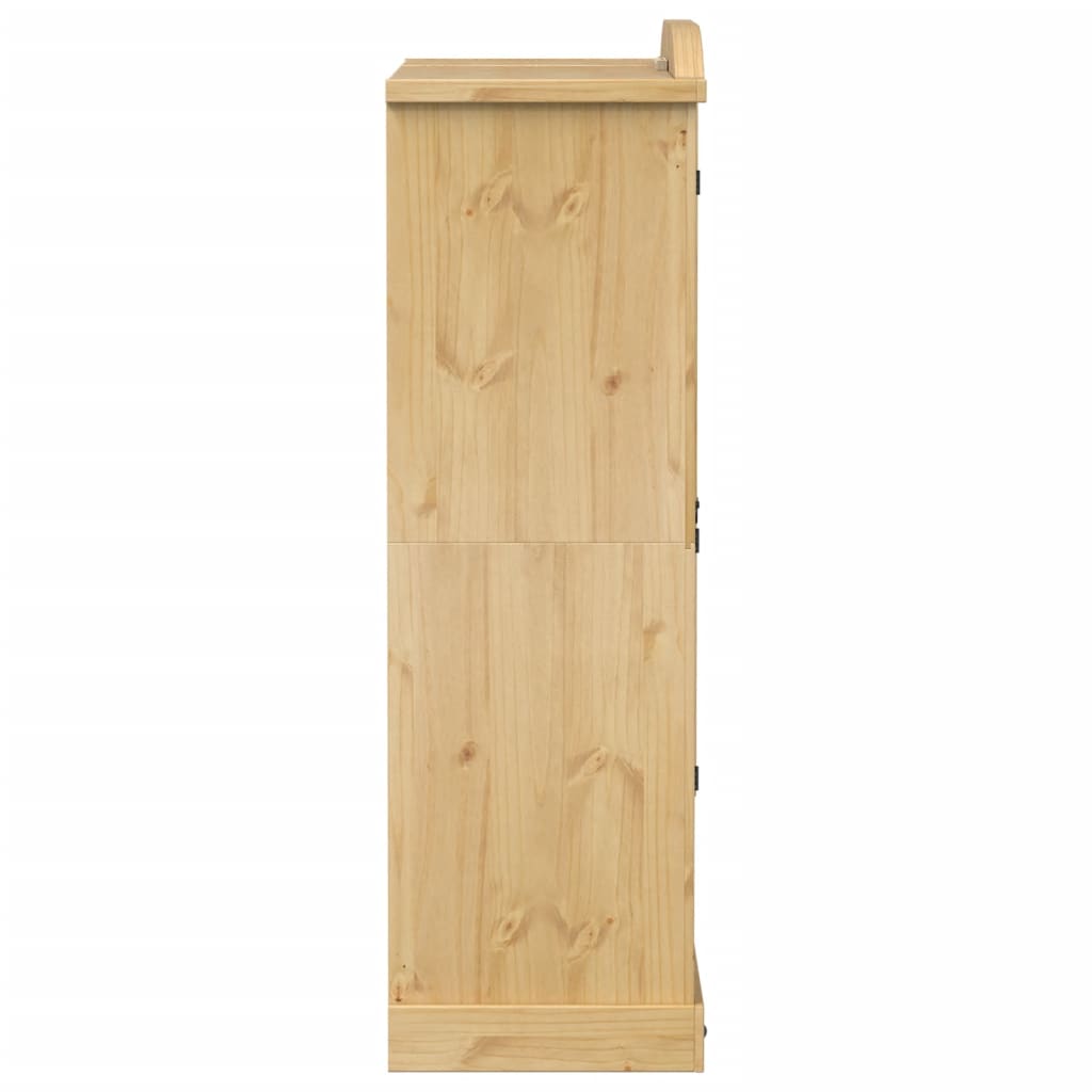vidaXL Kleiderschrank Corona 151,5x52x170 cm Massivholz Kiefer